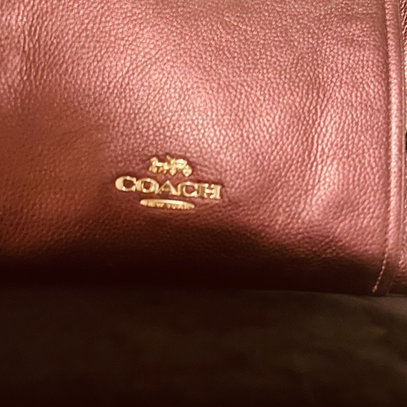 Coach Handbags - Coach Women's Deep Burgundy Leather Shoulder Bag